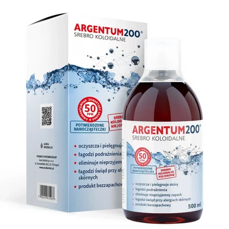 Колоидно сребро – Грижа за кожата, 50 ppm, 500 ml
