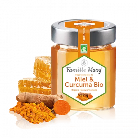 Мед и куркума био - Miel & Curcuma Bio, 170 g