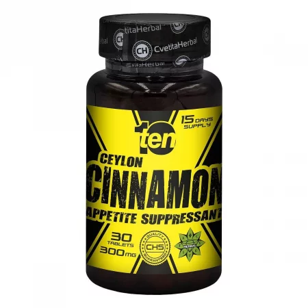 10/ten Ceylon Cinnamon - Цейлонска Канела - 30 таблетки х 300 mg