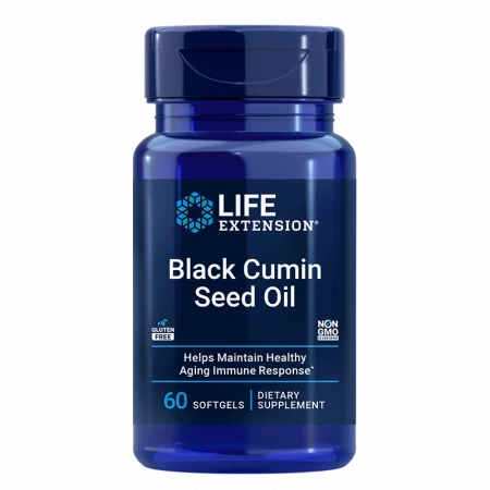 Силен имунитет - Черен кимион (масло от семена), 500 mg х 60 софтгел капсули