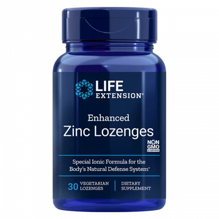 Enhanced Zinc Lozenges/ Цинк х 30 таблетки за смучене