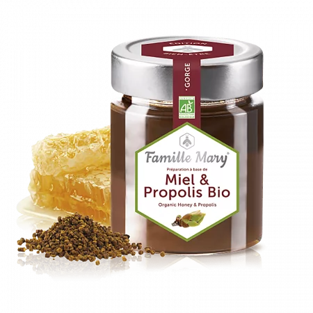 Miel & Propolis Bio / Био акациев мед + прополис, 170 g