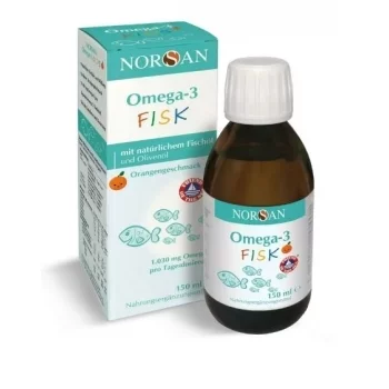 НОРСАН ОМЕГА-3 СИРОП 15ОММЛ. ПОРТОКАЛ