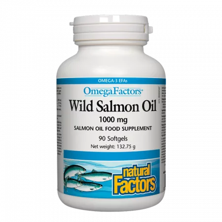 Wild Salmon Oil / Дива сьомга (масло) 1000 mg х 90 софтгел капсули