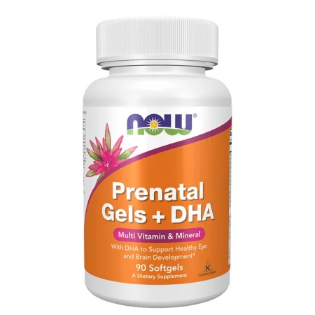 Пренатални витамини с DHA – Подкрепа през бременността и кърменето, 90 софтгел капсули