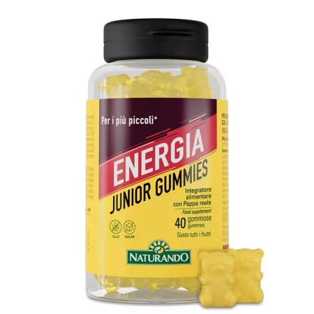 Формула за енергия и имунитет за деца с Пчелно млечице 200 mg + Витамини B6, B12 и D3, Energia Junior, 40 желирани таблетки