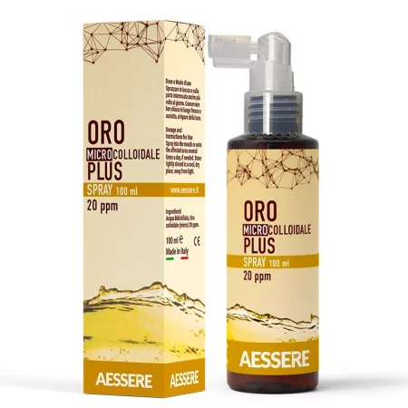 Микроколоидно злато 20 ppm – Успокояващ спрей за кожа, 100 ml