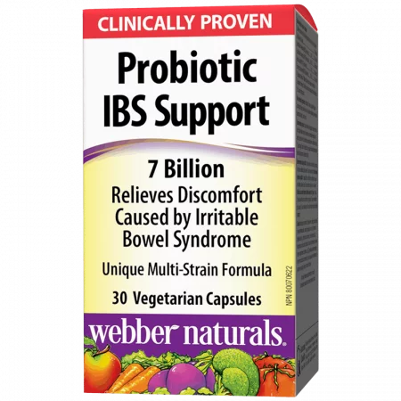 Probiotic IBS Support/ Пробиотик IBS 4 щама, 7 млрд. активни пробиотици х 30 капсули