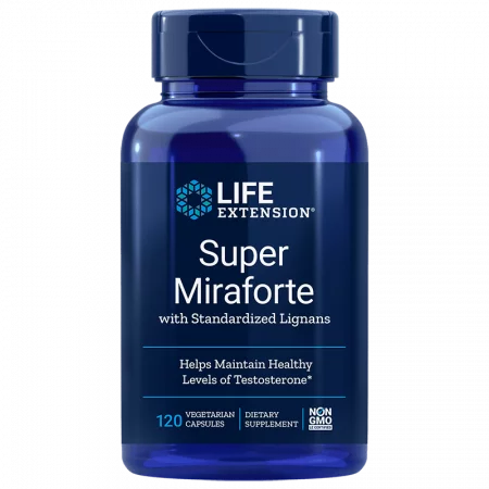 Super Miraforte with Standardized Lignans / Формула за мъже, 120 капсули