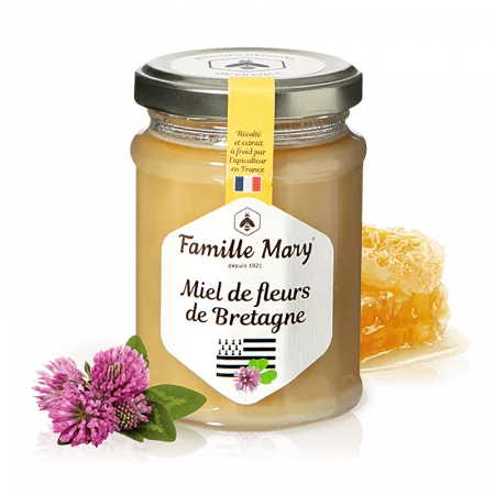 Цветен мед от Бретан, Франция - Miel de fleurs de Bretagne, 230 g