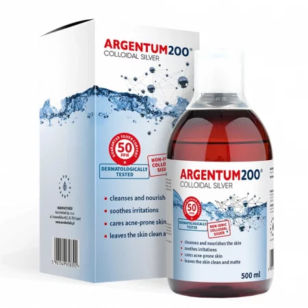 Колоидно сребро Argentum200® - 50ppm, 500 ml