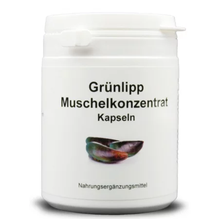 Grünlipp Muschelkonzentrat - Зеленоуста мида 500 mg, 120 капсули