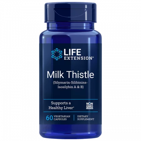 Milk Thistle (Silymarin-Silibinins-Isosilybin A & B) / Екстракт от бял трън, 60 капсули