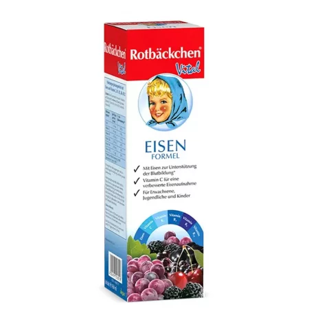 Сироп с желязо и витамини при анемия за деца и възрастни – Eisen Formel, 450 ml