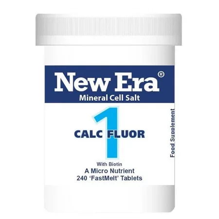 Минерална сол №1 Калциев флуорид с Биотин – Здрав зъбен емайл и грижа за устната кухина, 240 бързоразтворими таблетки