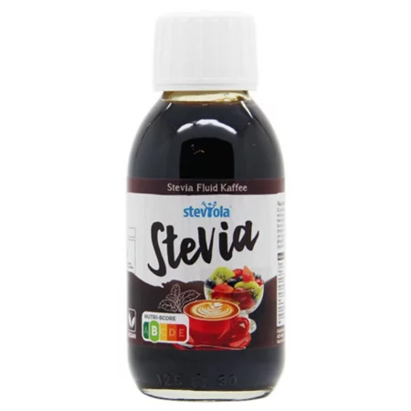 Steviola® Stevia fluid Kaffee - Течна стевия с аромат на кафе, Трапезен подсладител, 125 ml