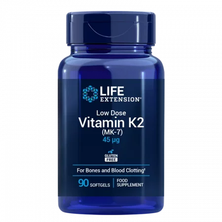 Костна система - Витамин К2 (МК-7), 45 µg х 90 софтгел капсули