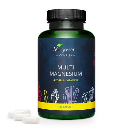 Multi Magnesium - Мулти магнезий с витамини В2 и В6, 180 капсули