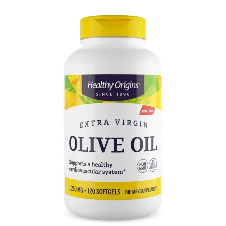 Екстра върджин маслиново масло – Сърдечно-съдово здраве и липиден баланс, 1250 mg, 120 софтгел капсули
