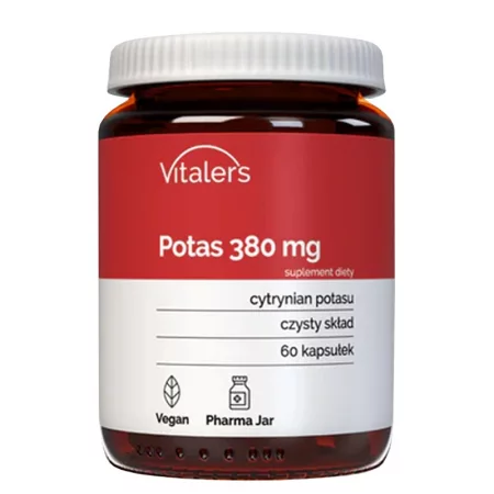 Калий – Срещу крампи, умора и високо кръвно, 380 mg, 60 капсули