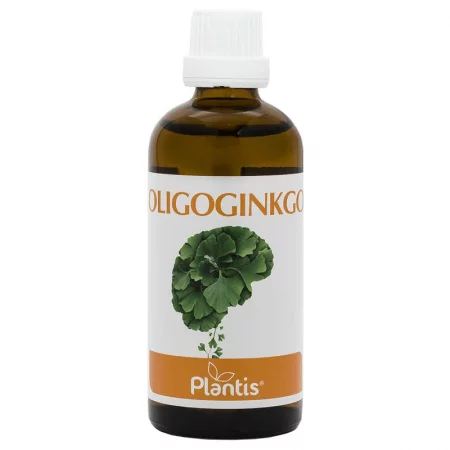 Кръвообращение, мозъчна функция и зрение - Oligoginkgo Plantis® – с гинко билоба и витамин В12, Капки, 100 ml