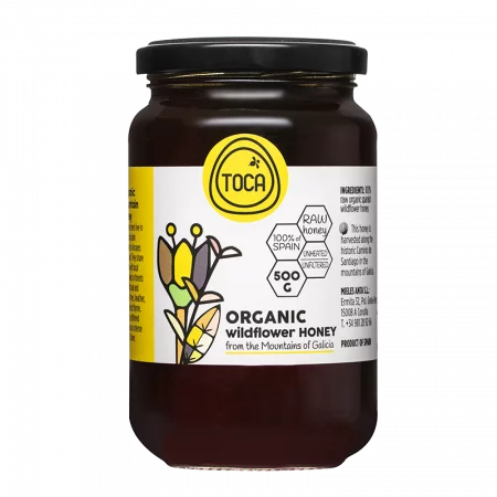 Био мед от диви горски цветя - Organic Wildflower Honey, 500 g