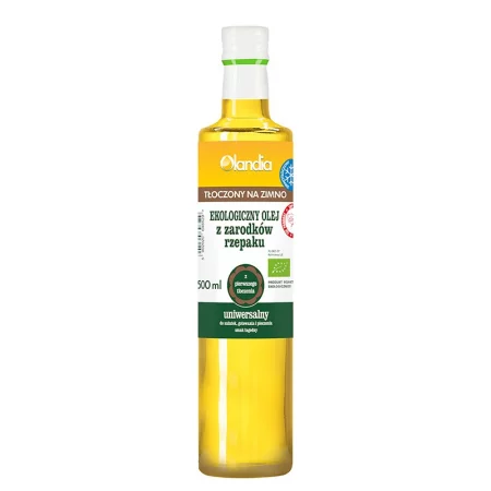 Масло от рапица (студено пресовано), БИО, 500 ml