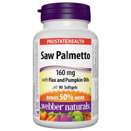 Saw Palmetto With Flax And Pumpkin Oils / Сао палметто (с ленено и тиквено масло), 90 софтгел капсули