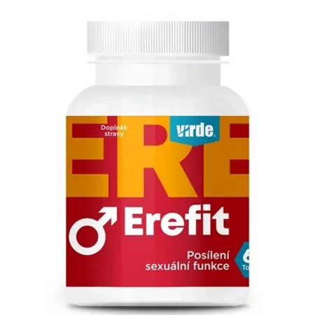 Erefit - L-аргинин 250 mg + Трибулус 100 mg + Мака 50 mg – Потентност и жизненост за мъже, 60 капсули