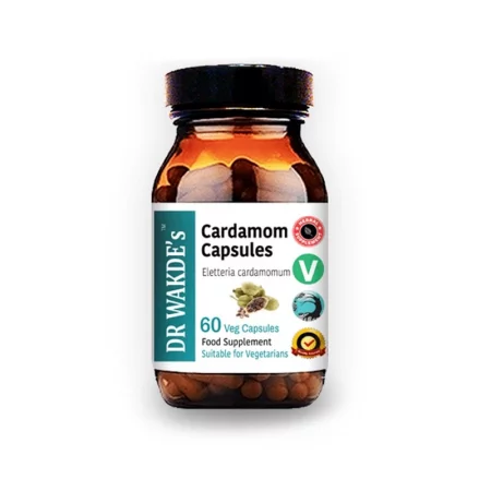 Кардамон (Cardamom) - за стомах, бял дроб и сърце, 60 капсули