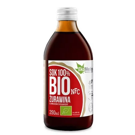 Био сок от червена боровинка с ацерола и натурален витамин С – Уроинфекции, 250 ml, 5 дози