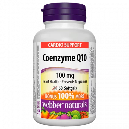 Coenzyme Q10 / Коензим Q10, 100 mg, 60 софтгел капсули