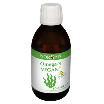НОРСАН ОМЕГА-3 ВЕГАН СИРОП 100 МЛ. ЛИМОН