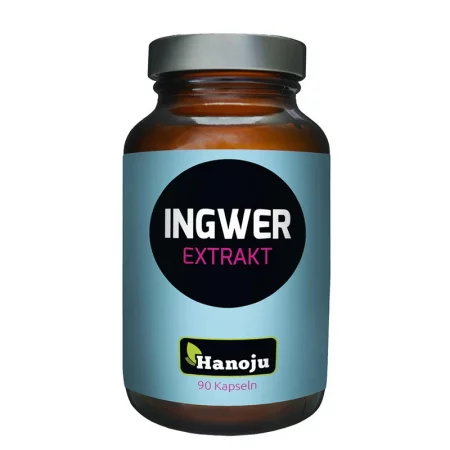 Джинджифил екстракт 10:1 – Имунна защита и подкрепа при газове и подуване, 400 mg, 90 капсули