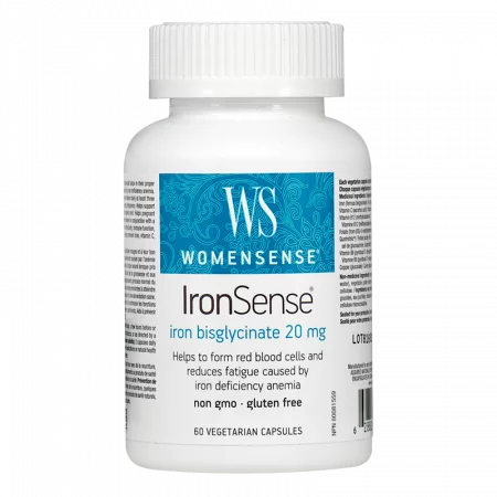 IronSense® WomenSense®/ Желязо (бисглицинат) 20 mg x 60 капсули