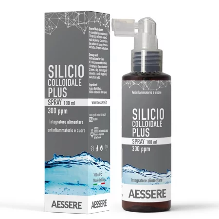 Колоиден силиций 300 ppm – Кожа, коса и съединителна тъкан, ~33 дози, 100 ml спрей