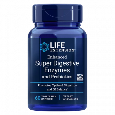 Enhanced Super Digestive Enzymes with Probiotics/ Храносмилателни ензими с Пробиотици х 60 капсули