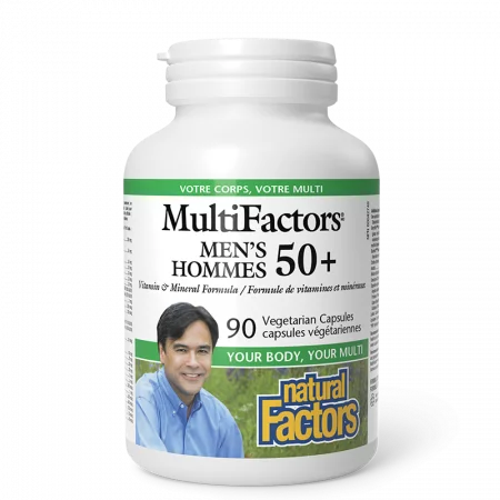 Витамини и Минерали за Мъже 50+ MultiFactors, 90 V капсули