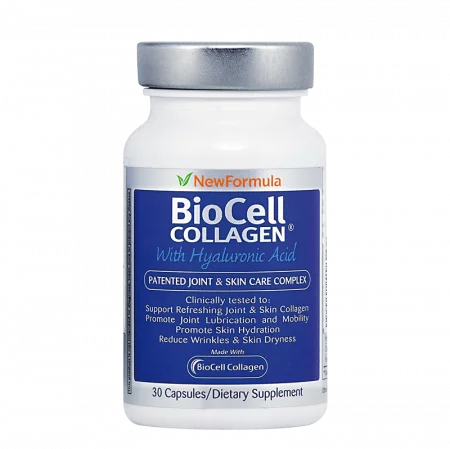 BioCell Collagen® with Hyaluronic Acid / Биосел Колаген 500 mg x 30 капсули