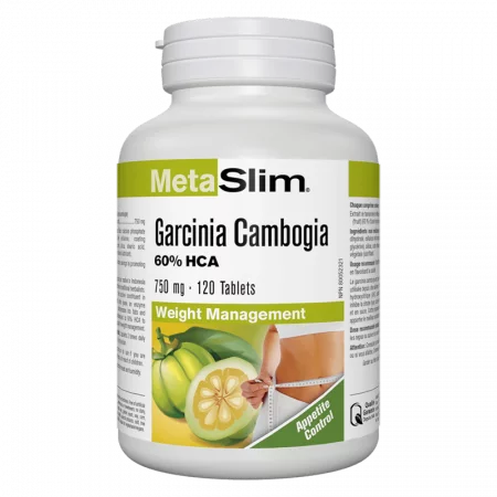 Metaslim® Garcinia Cambogia - Гарциния Камбоджа – за регулиране на теглото, 750 mg, 120 таблетки