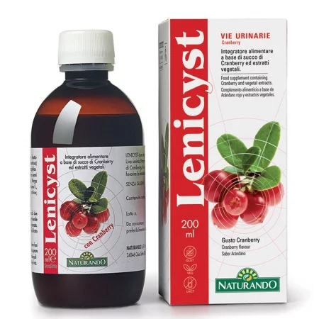 Формула за уринарен комфорт с Червена боровинка 4000 mg и Мечо грозде 400 mg, Lenicys, 200 ml