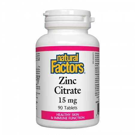 Zinc Citrate/ Цинк (цитрат) 15 mg x 90 таблетки