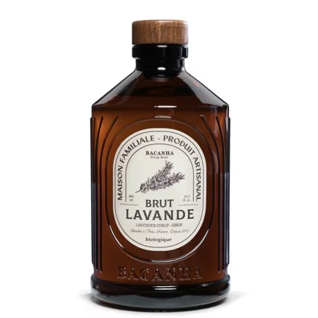 Сироп с лавандула – Френски сироп за коктейли, лимонади и десерти, Bacanha Brut Lavande, 400 ml