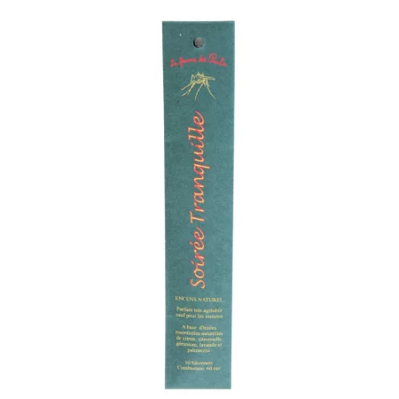 Ароматни пръчици с етерични масла – Натурална защита от насекоми, 10 броя