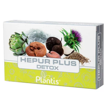 Детокс програма - Hepur Plus Detox Plantis® - 90 капсули, 6 блистера