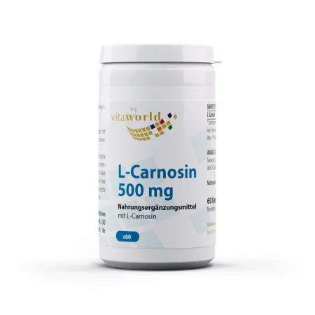 L-Carnosine / L-Карнозин 500 mg, 60 капсули