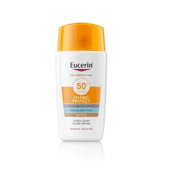 ЕУЦЕРИН СЪН ХИДРО ПРОТЕКТ Ултралек флуид за лице тъмен SPF50+ 50 мл.