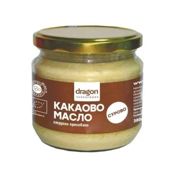 Какаово масло студено пресовано сурово 300 мл. Dragon Superfoods