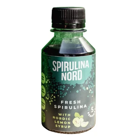 Свежа спирулина & скандинавски лимон - Spirulina Nord, Сироп 120 ml, 5 дози