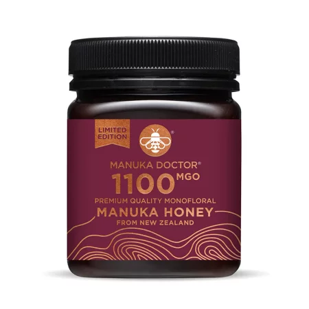 Монофлорен мед от манука 1100 MGO - Manuka Doctor, 250 g